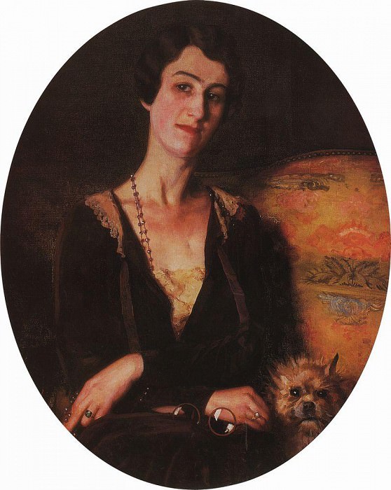 Portrait of E. S. Pits-Bilibina, Konstantin Andreevich Somov