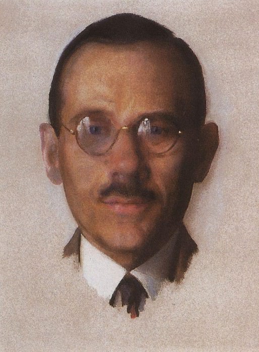 Portrait of A. A. Popov, Konstantin Andreevich Somov
