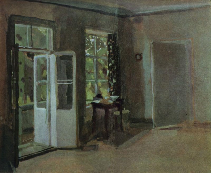 Interior. Second half of the 1890s, Konstantin Andreevich Somov