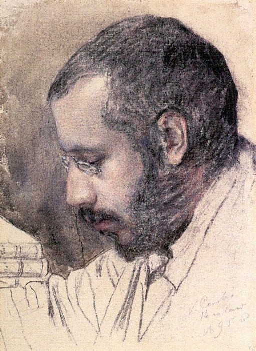 Portrait of the artist A. N. Benois, Konstantin Andreevich Somov