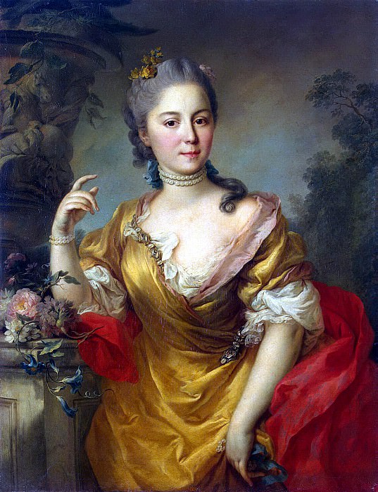 Torelli, Stefano. Portrait of Countess A. Chernysheva, Hermitage ~ part 12
