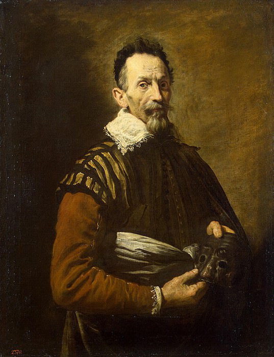 Fetti, Domenico. Portrait of the actor, Hermitage ~ part 12