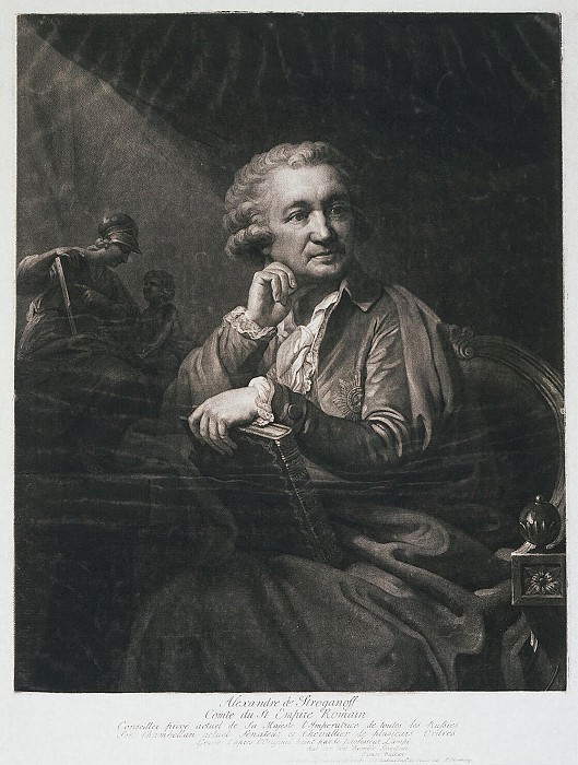 Uokker, James. Portrait of Count Alexander Sergeevich Stroganov, Hermitage ~ part 12