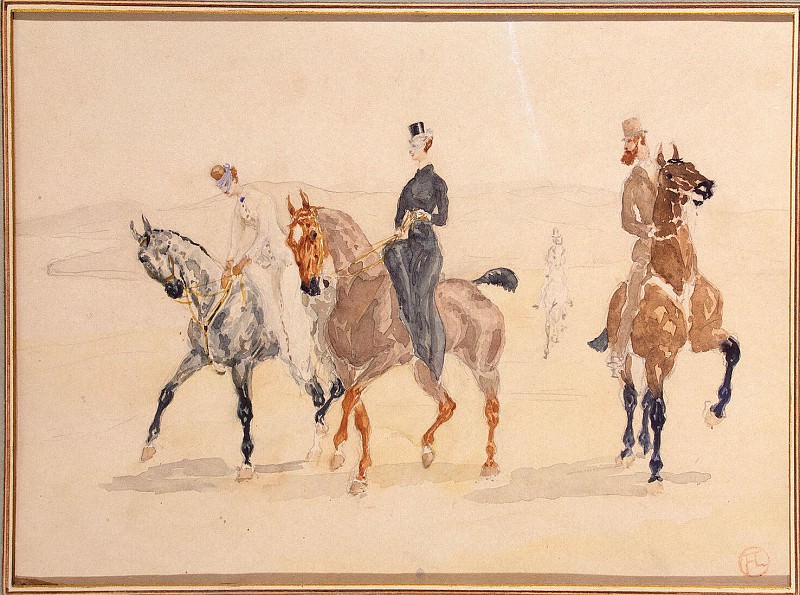 Toulouse-Lautrec, Henri de. Riders, Hermitage ~ part 12