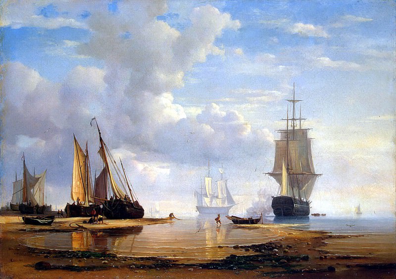 Falmer, Adolf Friedrich. Sea view, Hermitage ~ part 12