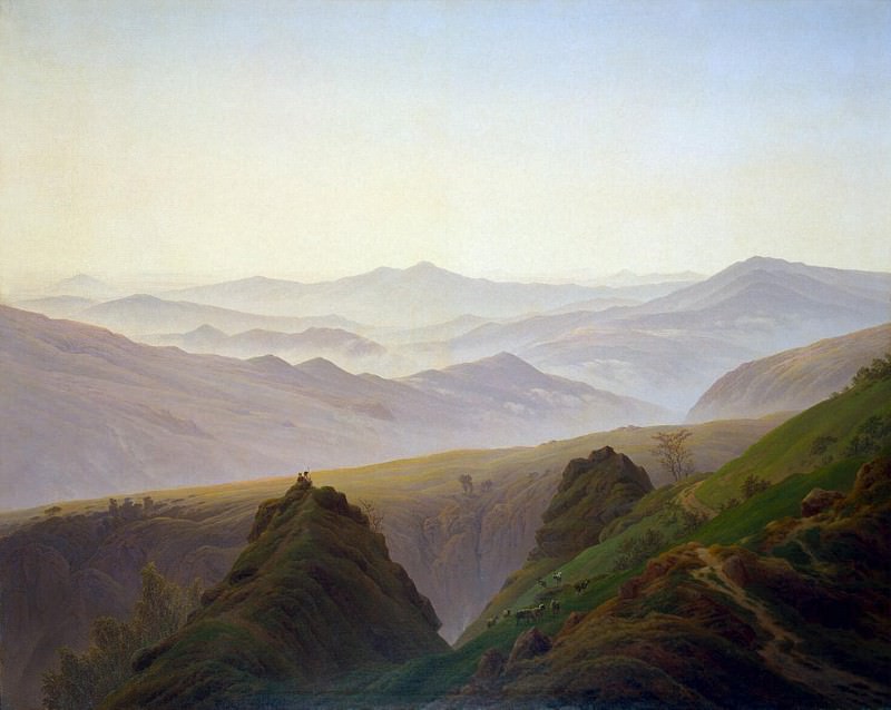 Friedrich, Caspar David. Morning in the mountains, Hermitage ~ part 12