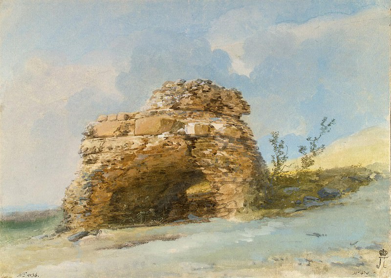 Uele, Jean-Pierre-Laurent. Tomb of the gate of the ancient city Tindari, Hermitage ~ part 12