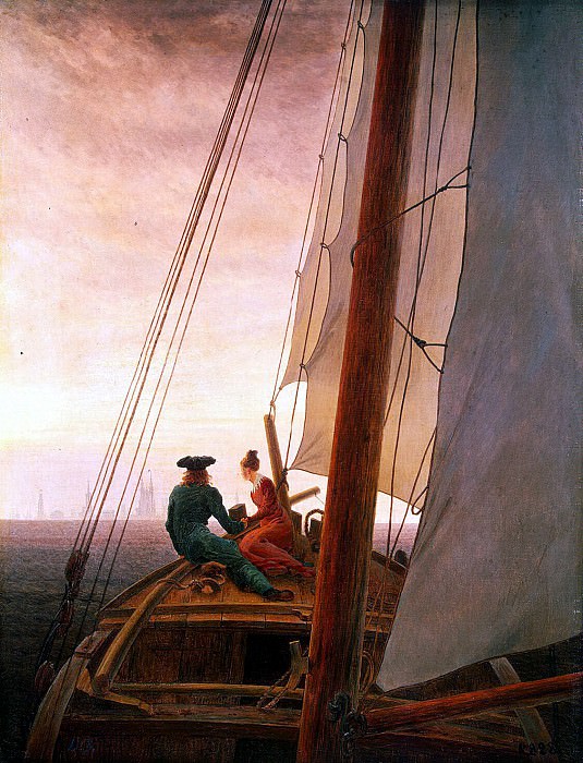 Friedrich, Caspar David. Sailing, Hermitage ~ part 12