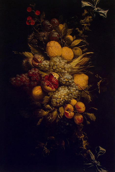 Utrecht, Adriaen van. Garland of fruit and vegetables, Hermitage ~ part 12