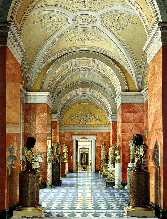 Ukhtomsky, Konstantin Andreevich. Types of rooms of the New Hermitage. Cabinet sculpture, Hermitage ~ part 12