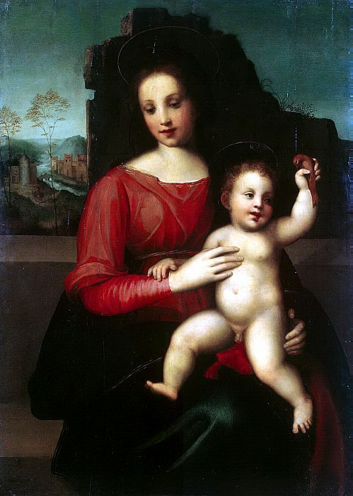 Franciabigio. Madonna and Child, Hermitage ~ part 12