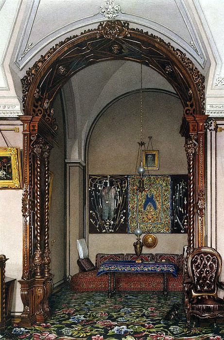 Ukhtomsky, Konstantin Andreevich. Types of rooms in the Winter Palace. Alcove Cabinet Grand Duke Nikolai Nikolaevich, Hermitage ~ part 12