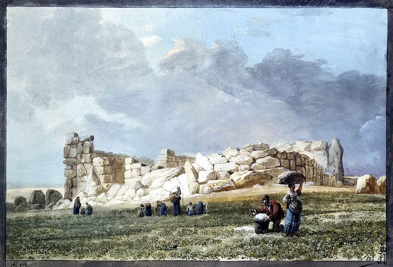 Uele, Jean-Pierre-Laurent. Ruins of Phoenician Temple in Casal Kachcha, Hermitage ~ part 12