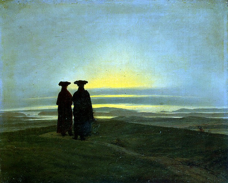 Friedrich, Caspar David. Sunset, Hermitage ~ part 12