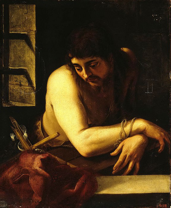 Fernandez de Navarrete, Juan. John the Baptist in prison, Hermitage ~ part 12