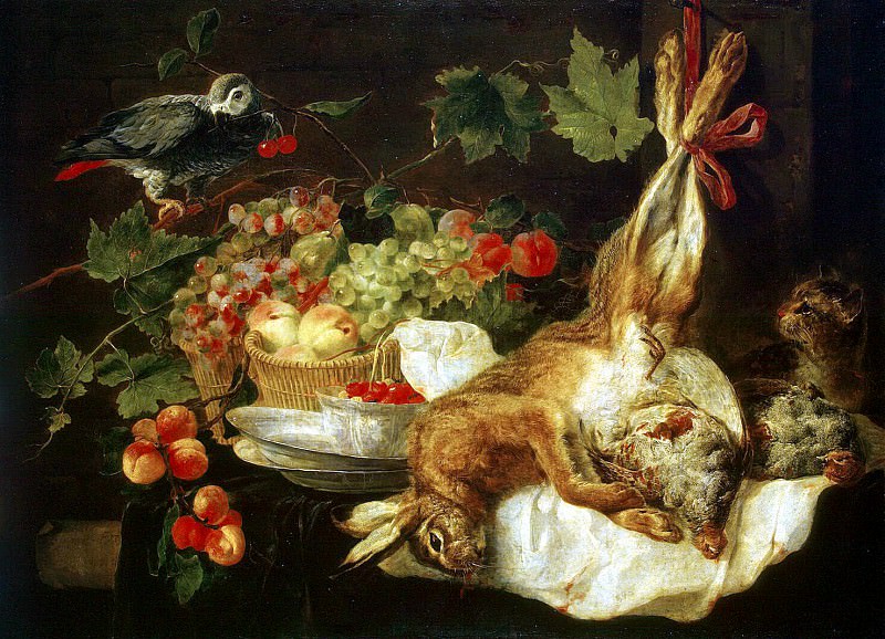 Faith, Ian. Hare, fruit and a parrot, Hermitage ~ part 12