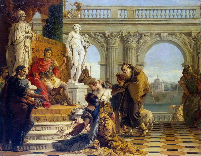 Tiepolo, Giovanni Battista. Patron is the Emperor Augustus liberal arts, Hermitage ~ part 12