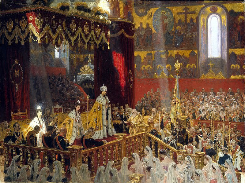 Tux, Laurits Regner. Coronation of Nicholas II and Alexandra Feodorovna, Hermitage ~ part 12
