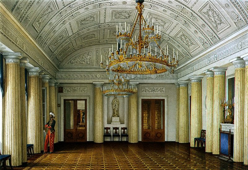 Ukhtomsky, Konstantin Andreevich. Types of rooms in the Winter Palace. Arapsky hall or large dining room, Hermitage ~ part 12