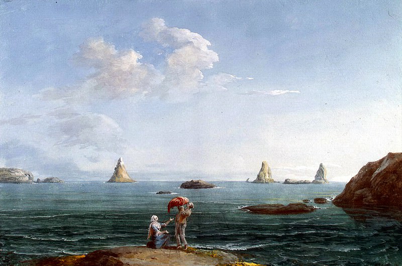 Uele, Jean-Pierre-Laurent. Islands of Cyclops in the Bay of La Tritstsa. Look, Hermitage ~ part 12
