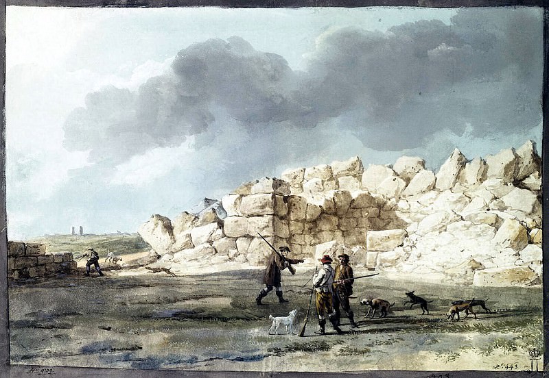 Uele, Jean-Pierre-Laurent. Ruins of Phoenician Temple in Casal Kachcha , Hermitage ~ part 12