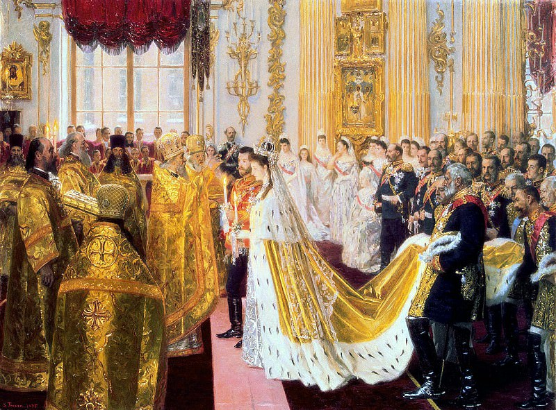 Tux, Laurits Regner. Wedding of Nicholas II and Grand Princess Alexandra, Hermitage ~ part 12