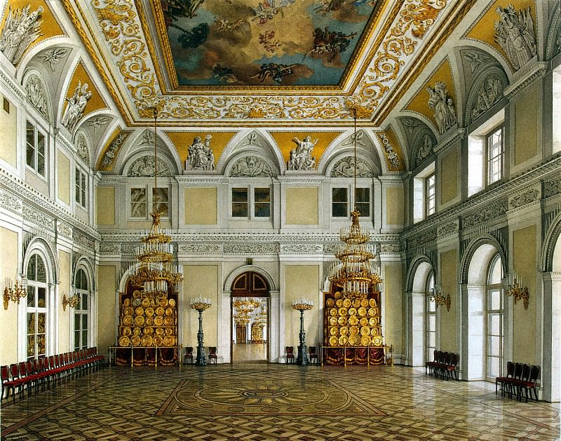 Ukhtomsky, Konstantin Andreevich. Types of rooms in the Winter Palace. Antechamber, Hermitage ~ part 12