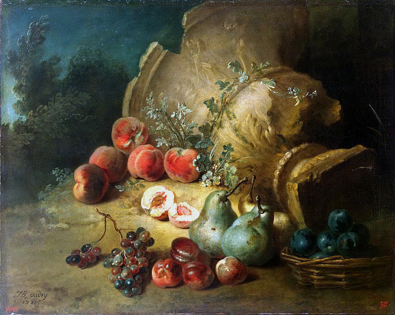 Oudry, Jean Baptiste. Fruit-piece, Hermitage ~ part 12