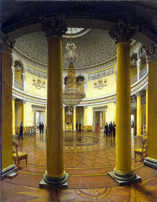 Tuharinov, Yefim. Types of rooms in the Winter Palace. Rotunda, Hermitage ~ part 12