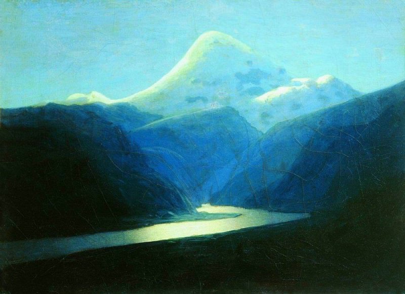 Elbrus vecherom, Arhip Kuindzhi (Kuindschi)