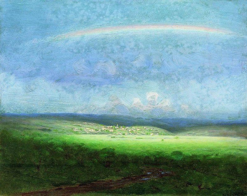 After a rain. Rainbow, Arhip Kuindzhi (Kuindschi)