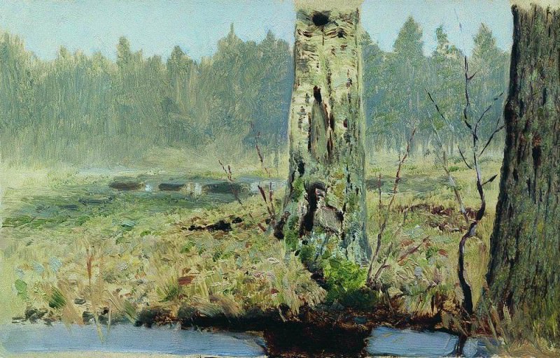 Стволы деревьев, Архип Иванович Куинджи