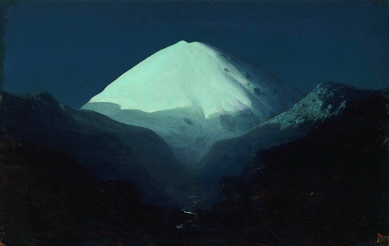 Elbrus. Moonlight night, Arhip Kuindzhi (Kuindschi)