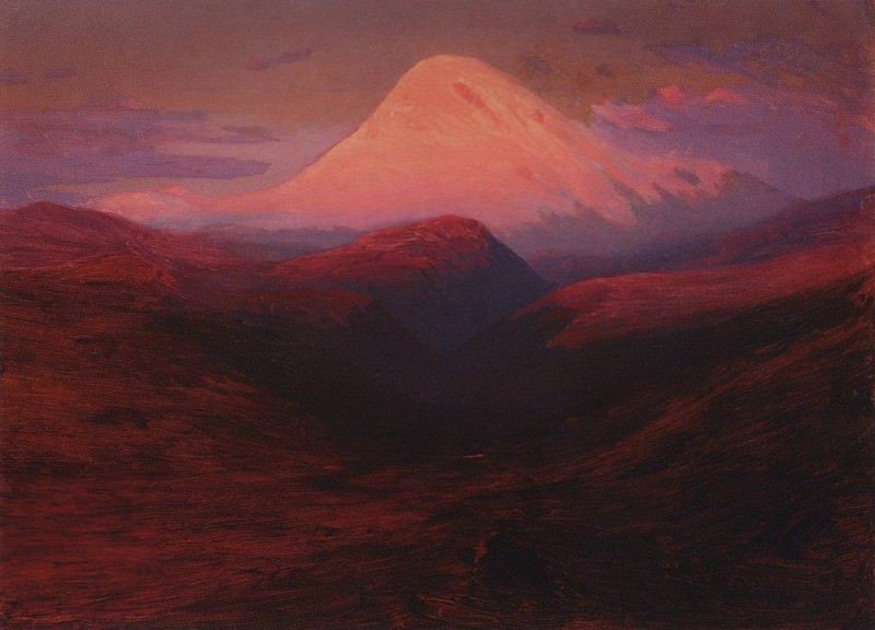 Elbrus at evening, Arhip Kuindzhi (Kuindschi)