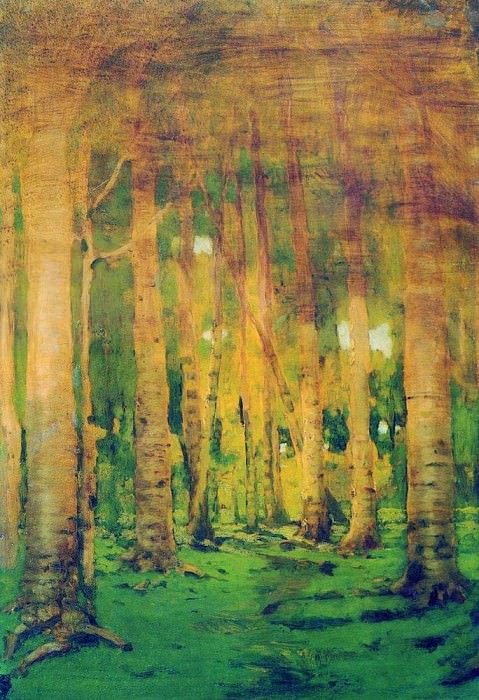 Birchwood. Spots of sunlight., Arhip Kuindzhi (Kuindschi)