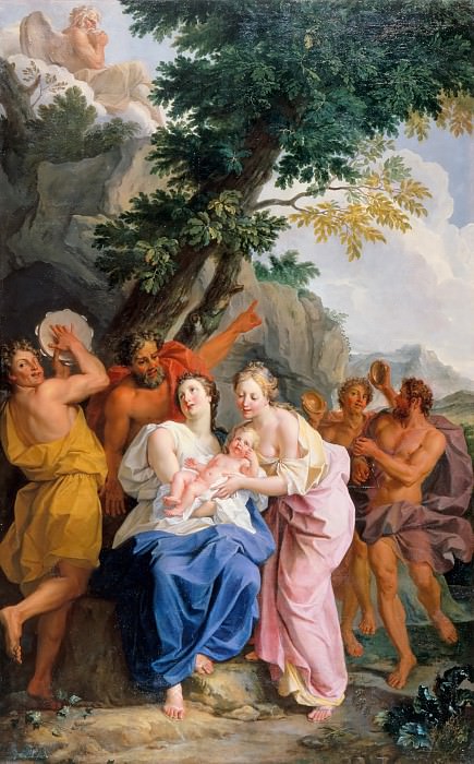 Noël Coypel -- Infant Jupiter held by the Corybantes, Château de Versailles