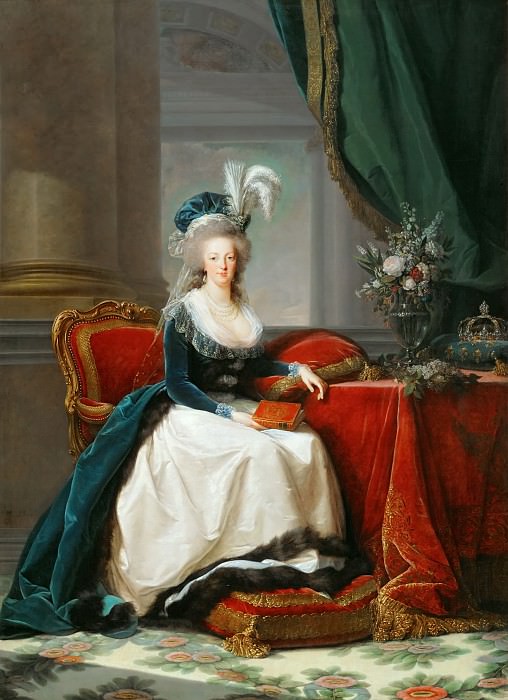 Элизабет-Луиза Виже-Лебрен -- Королева Мария-Антуанетта, Версальский дворец