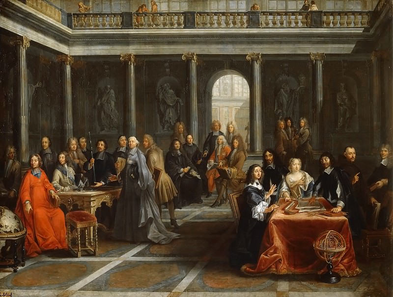 Louis-Michel Dumesnil -- Christina of Sweden and her court, Château de Versailles