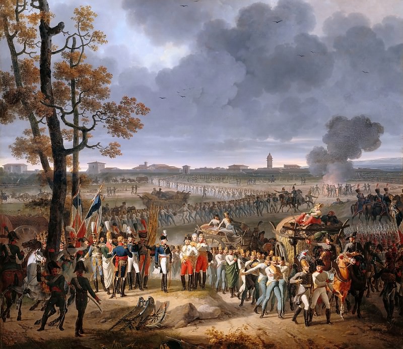 Hippolyte Lecomte -- Surrender of Mantua, 2 February 1797: General Wurmser meets General Sérurier, Château de Versailles