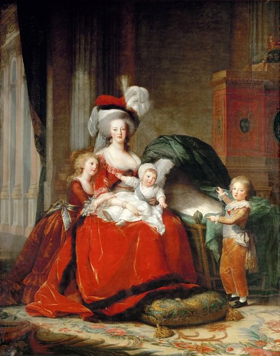 Виже-Лебрён, Мари Элизабет Луиза – Портрет Марии Антуанетты с детьми, Версальский дворец