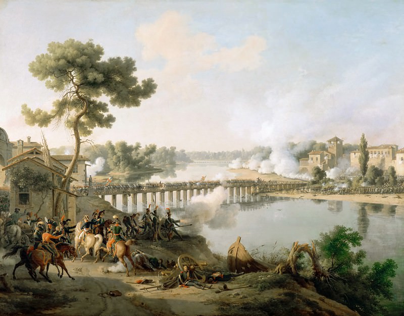 Louis Francois Lejeune -- Battle of Lodi, 10 May 1796, Château de Versailles