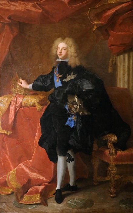 Иасент Риго -- Филипп V , Испанский король, Версальский дворец