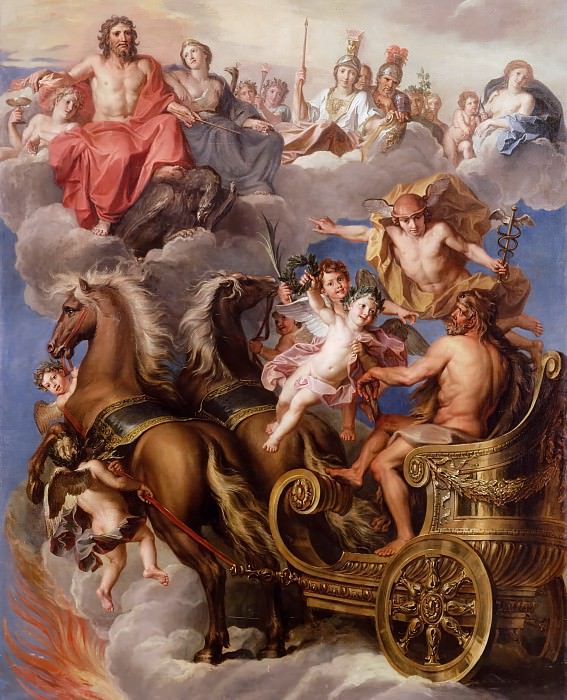Noël Coypel -- Apotheosis of Hercules, Château de Versailles