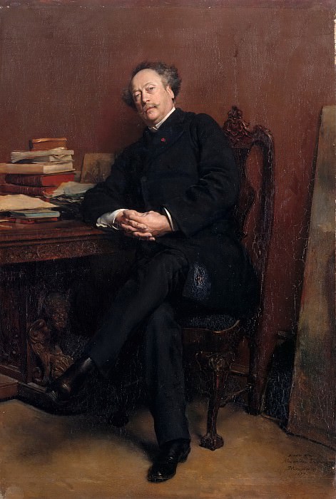 Jean Louis Ernest Meissonier -- Alexandre Dumas, fils , Château de Versailles