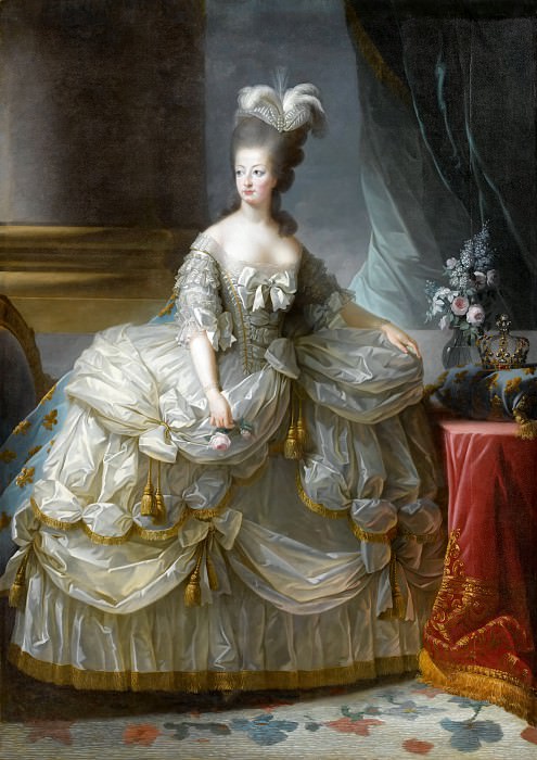 Элизабет-Луиза Виже-Лебрен -- Мария-Антуанетта, королева Франции, Версальский дворец