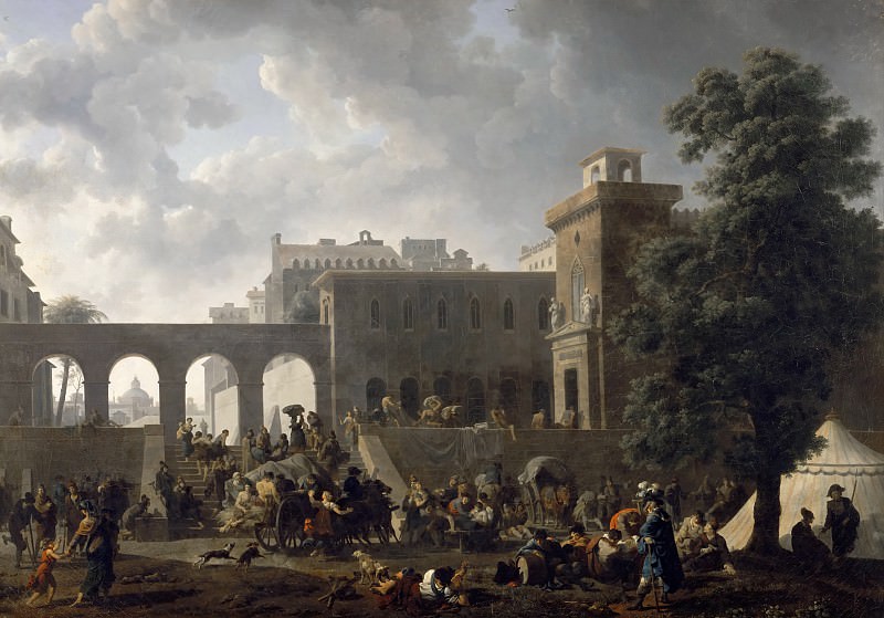 Taunay, Nicolas-Antoine -- Hôpital militaire en Italie, 1797, Château de Versailles