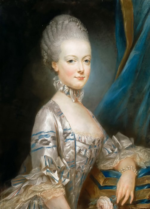 Joseph Ducreux -- Marie-Antoinette of Lorriane-Hapsburg , who became Archduchess of Austria in 1769, Château de Versailles