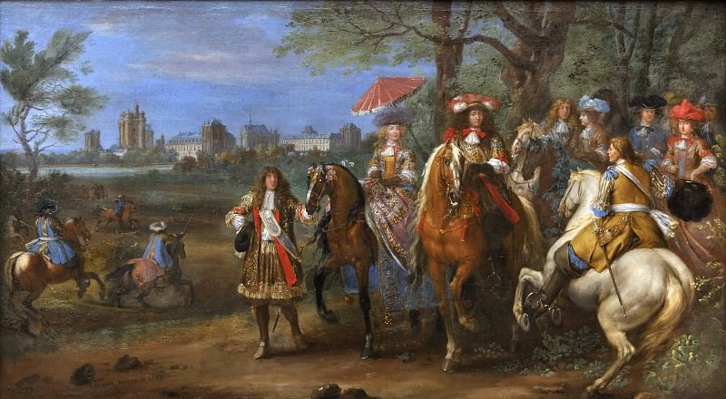 Мейлен, Адам Франс ван дер – Вид замка Венсен в 1669 году, Версальский дворец