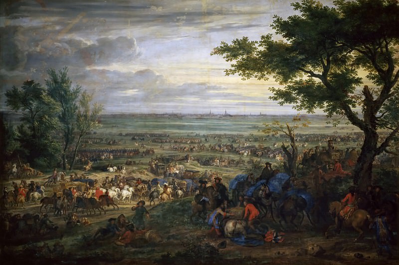 Van der Meulen, Adam-Frans -- Arrivée de Louis XIV devant Douai, 2 juillet 1667, Château de Versailles