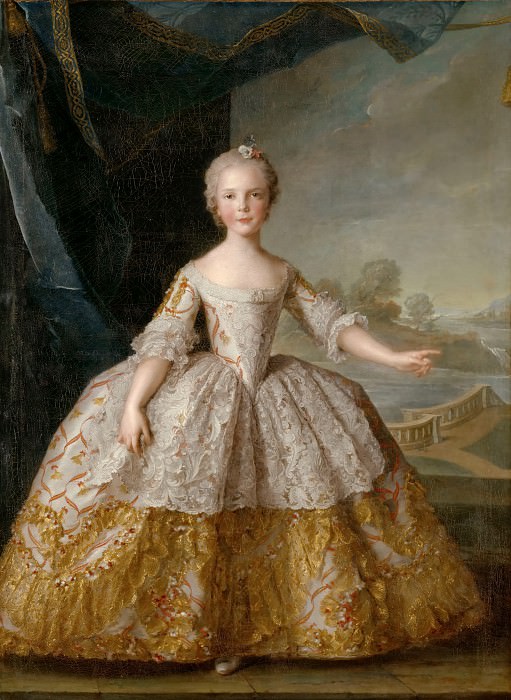 Жан-Марк Наттье -- Изабелла Пармская в детстве, Версальский дворец